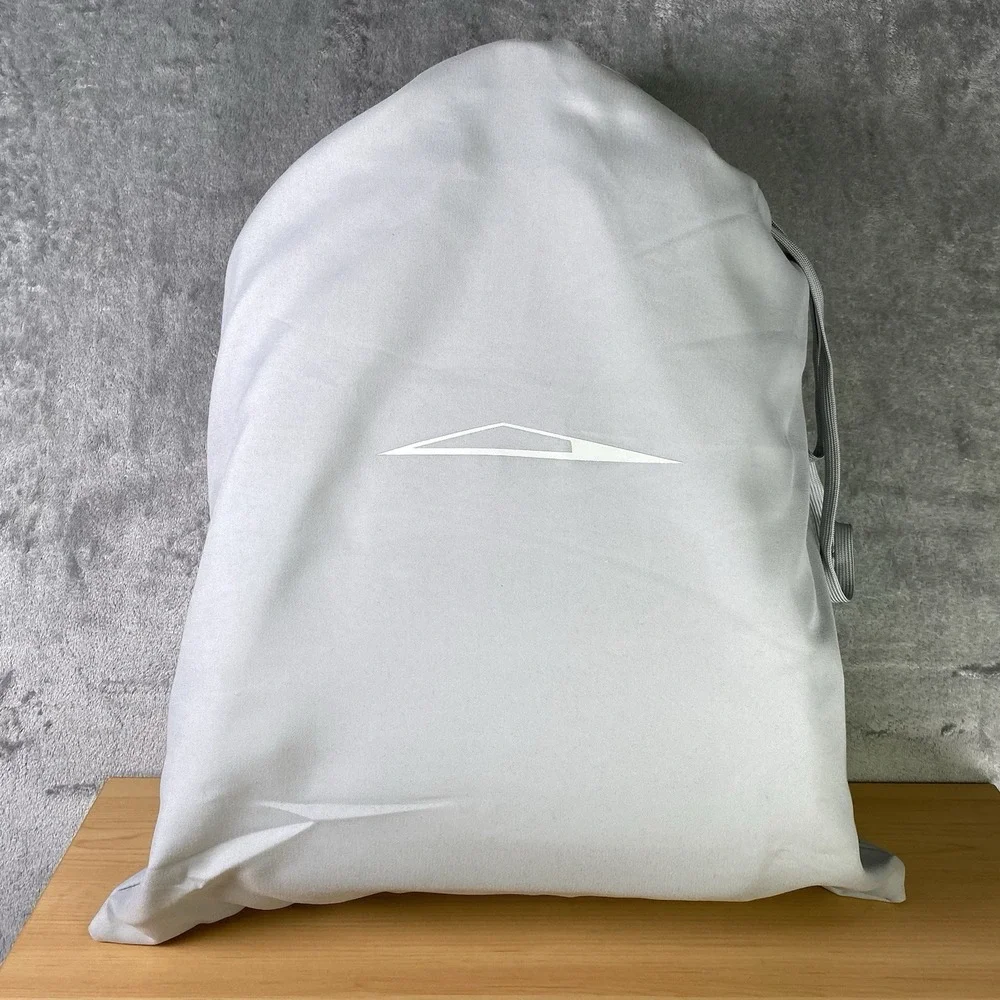 Tesla Cybertruck Elevate Backpack Grey Vegan Leather Tesla Store w/ Satin Cover‎